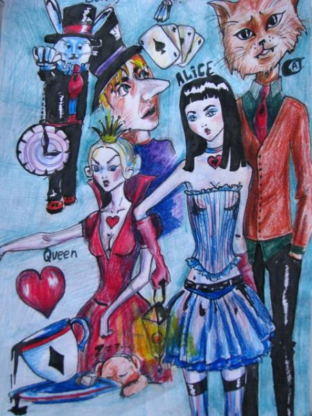 все очень криво и неаккуратно)но это моя алиса