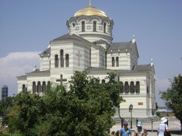 Главній храм древнего города Херсонеса..