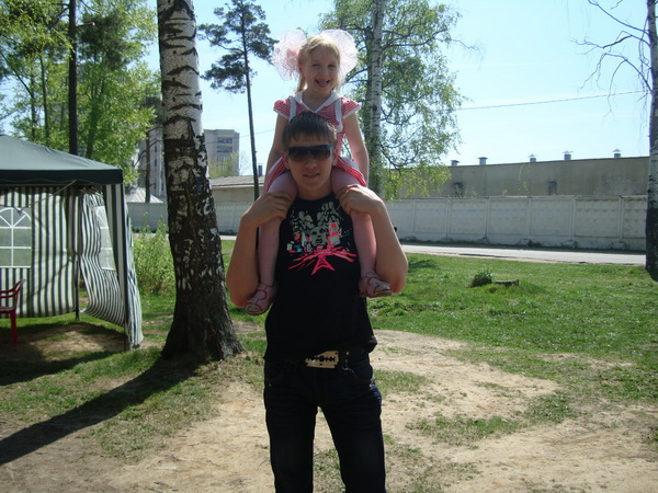 нижний со своей крестницей