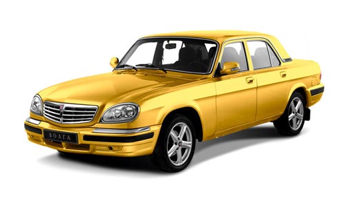 gaz volga yellow