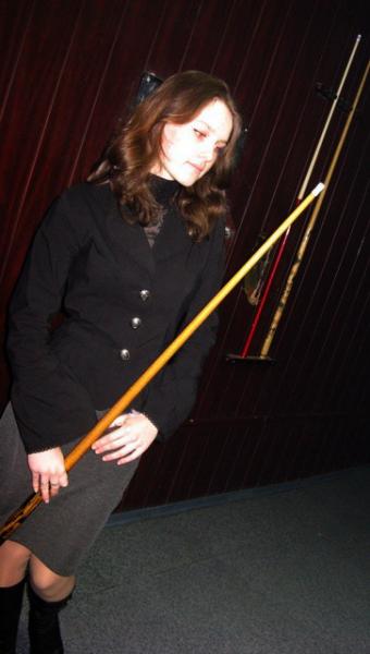 в бильярдной комнате